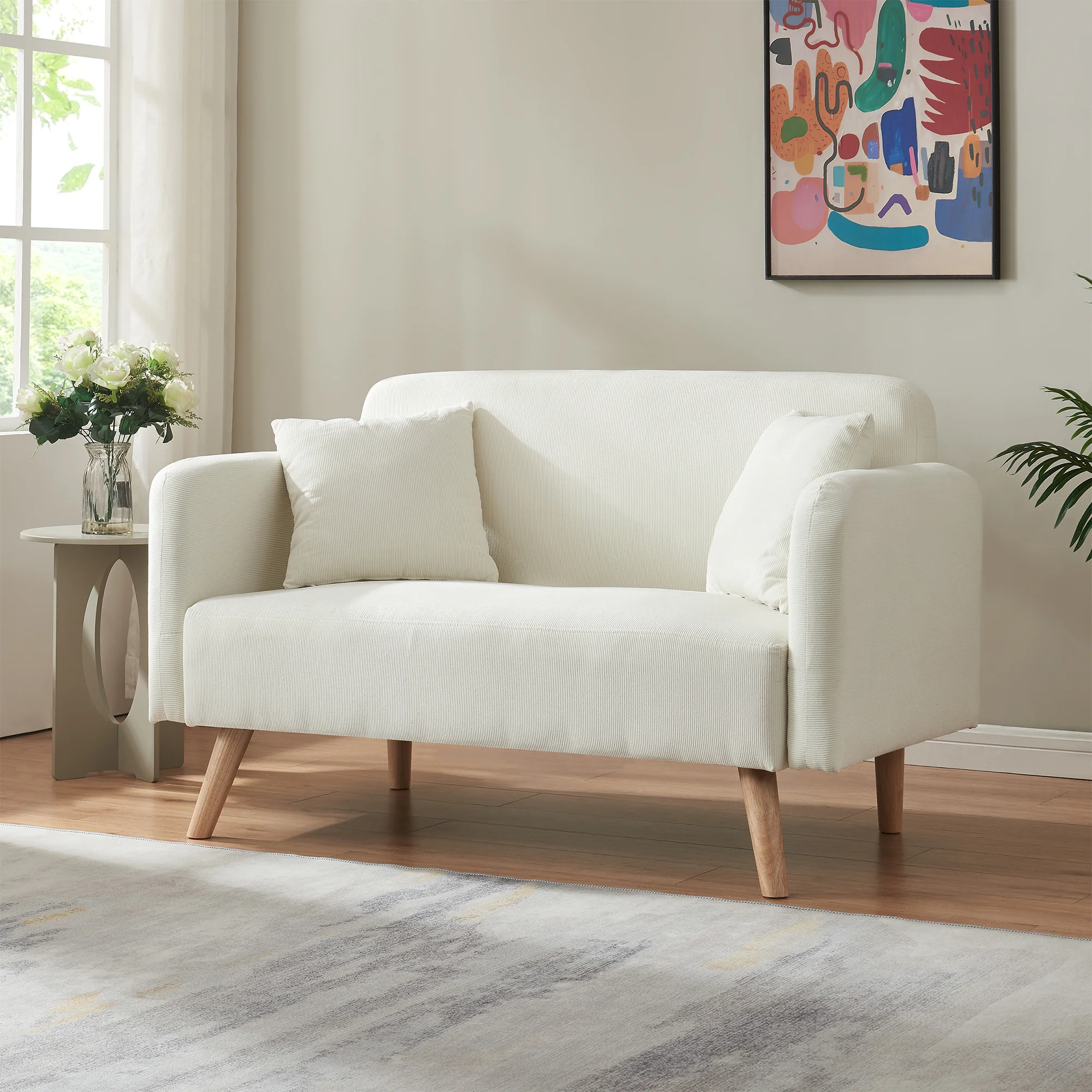 2-zitsbank Midt 132x70x80,5 cm [en.casa] - Image 4