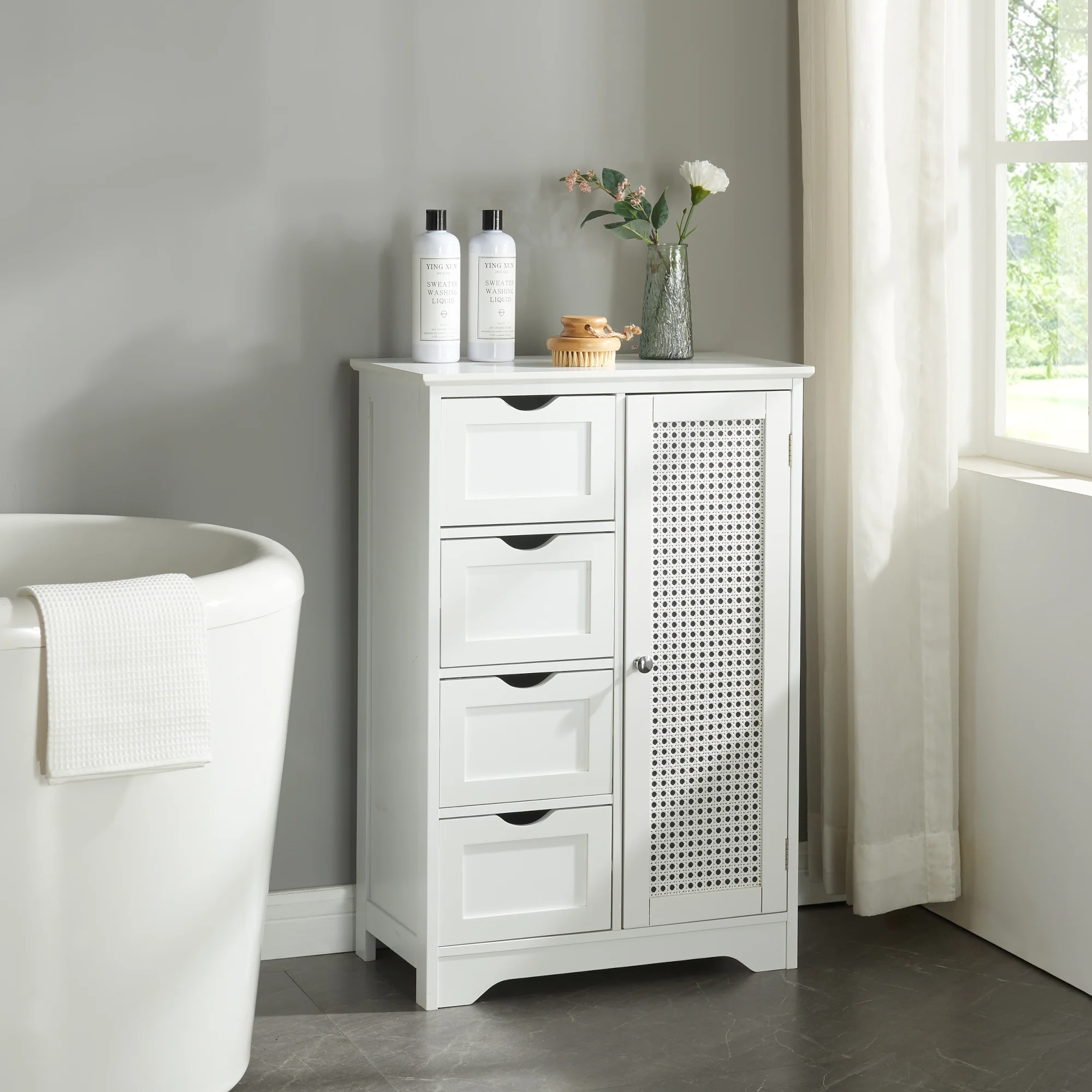 [en.casa] Badkamerkast Karlsøy wit - 3 varianten - Image 3
