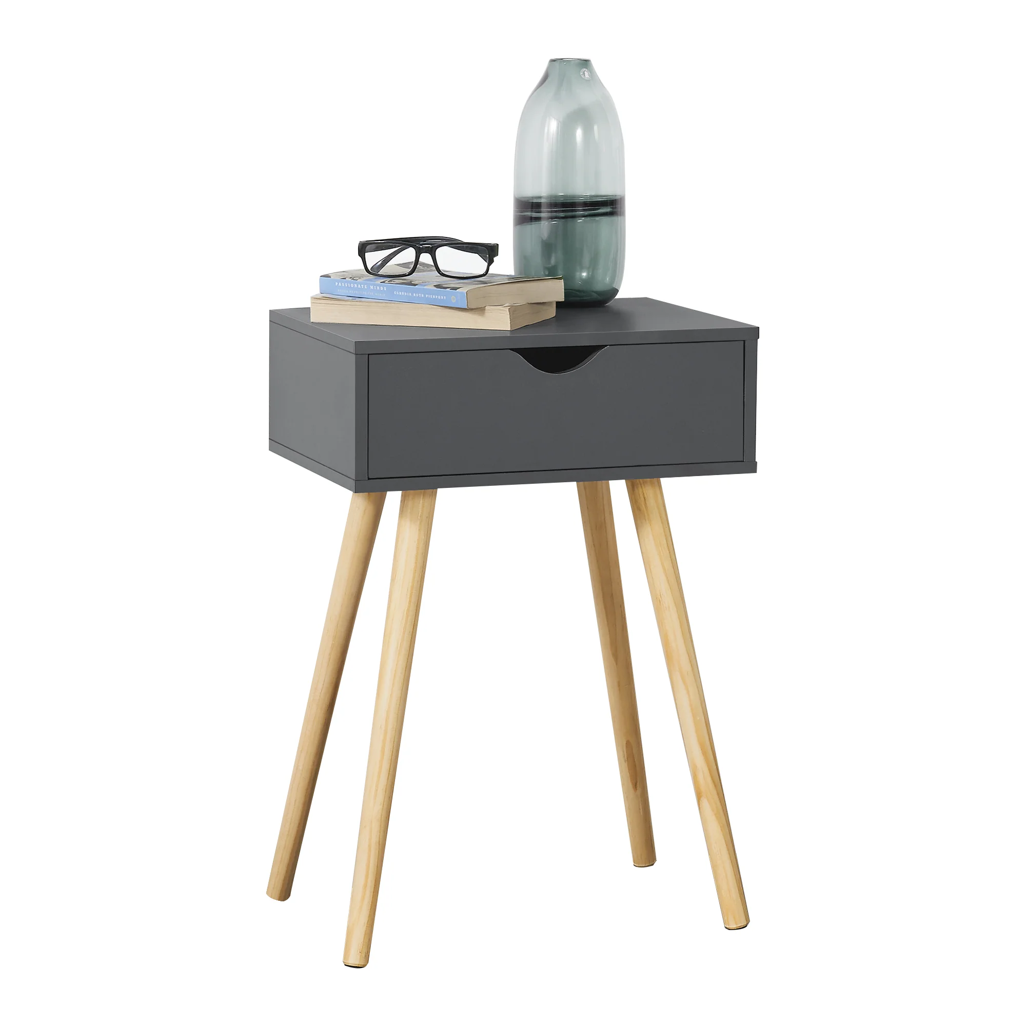 Bijzettafel nachtkastje Oestersund met lade 60x40x29,5 cm - 5 varianten - Image 6