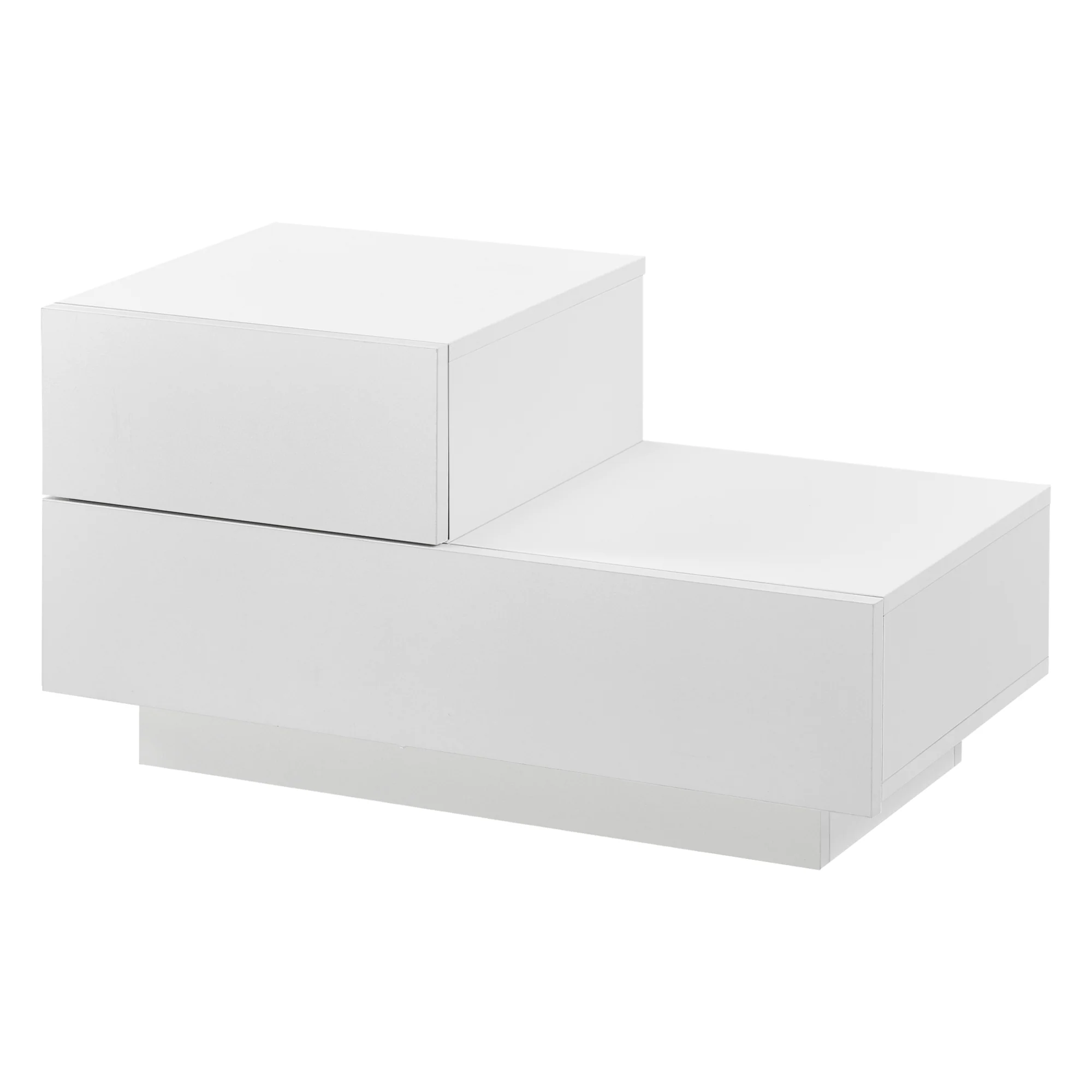 Design nachtkastje Sebokeng links met lades 38x70x35 cm - verschillende kleuren - Image 8