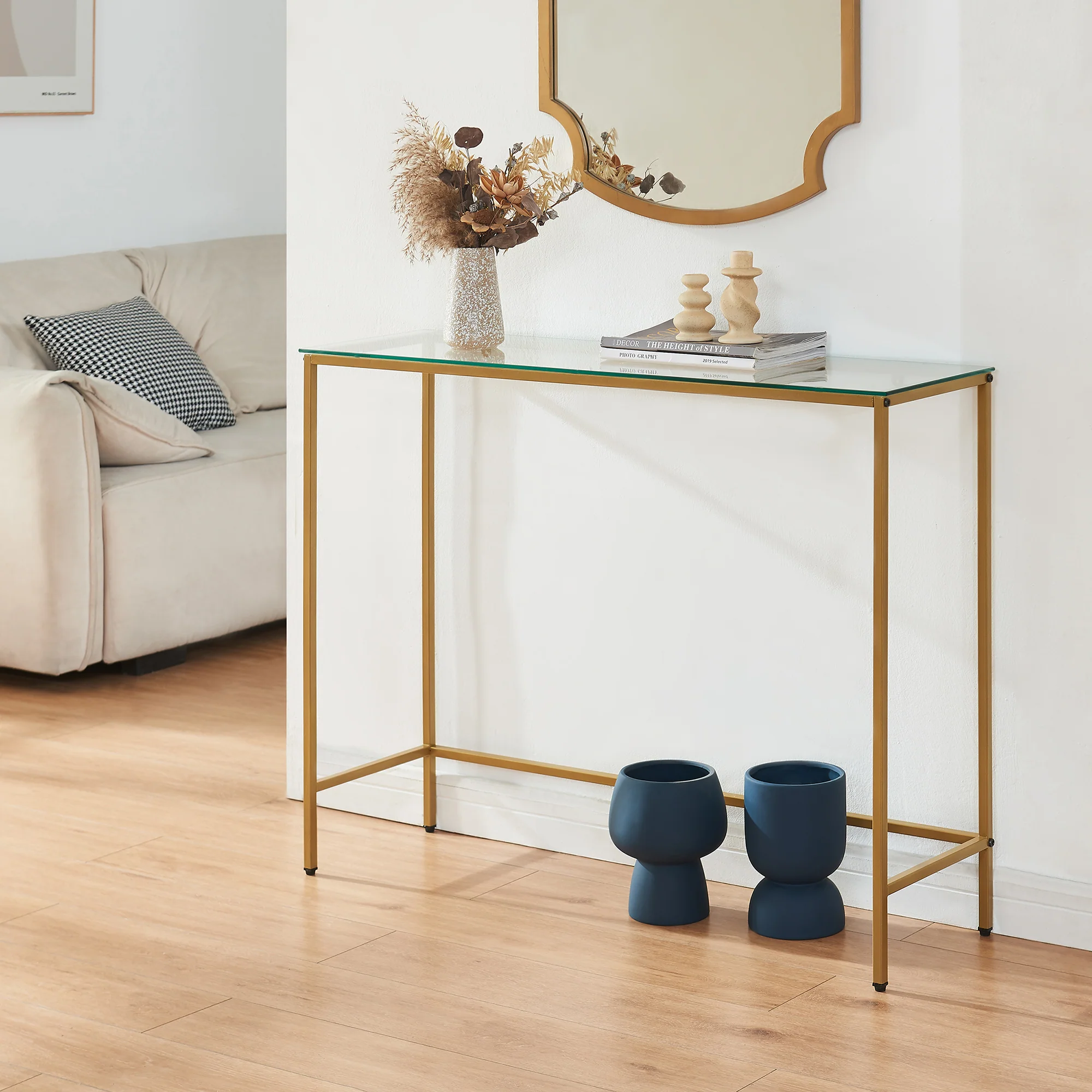 Consoletafel Kronoby 80x100x30 cm [en.casa] - Image 2