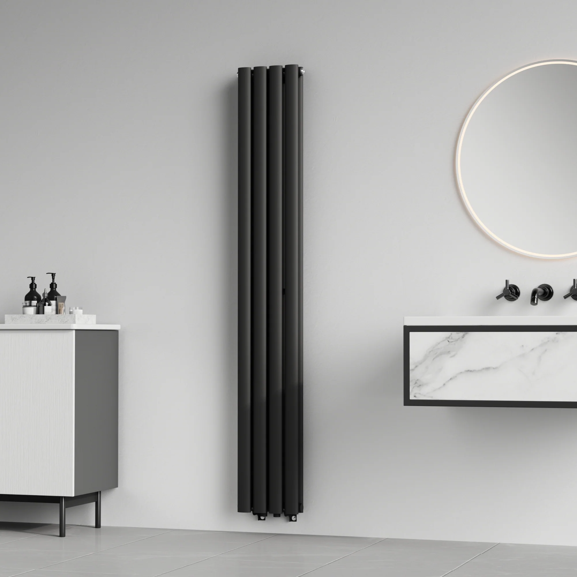 Designradiator Nore gebogen enkellaags