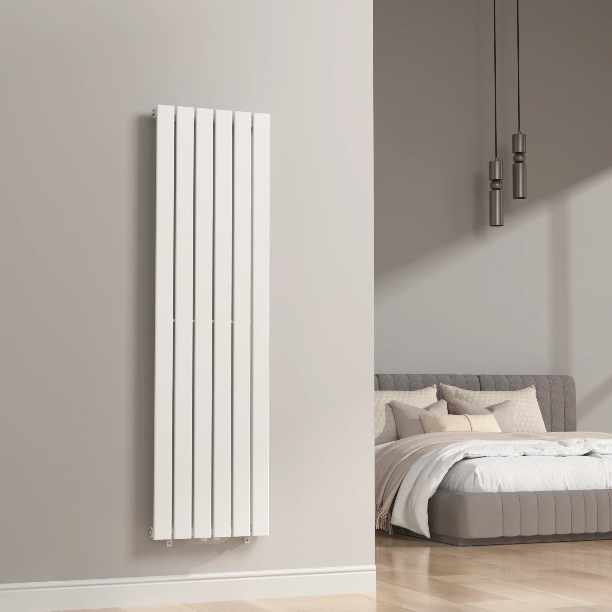 [neu.haus] Designradiator Nore 160x45x5,2 cm wit - Image 2