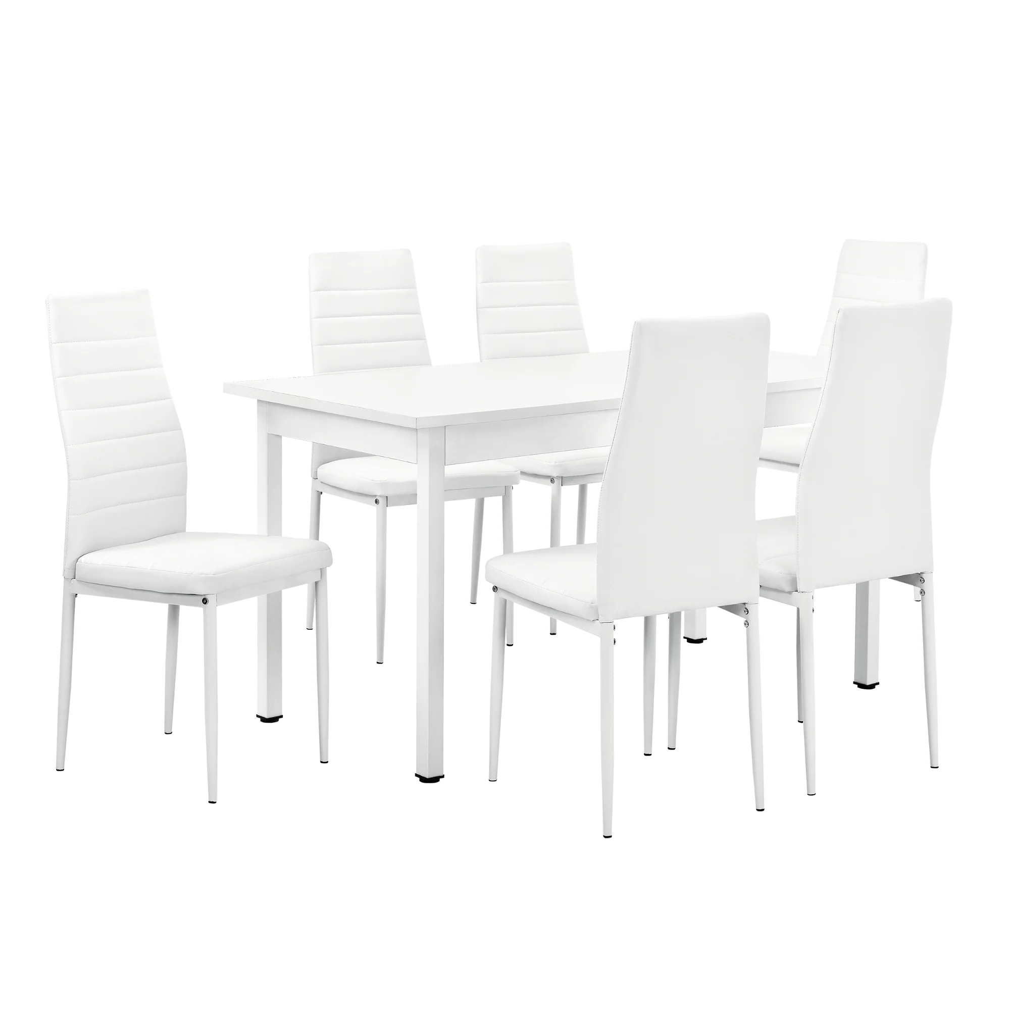 [en.casa]® Eetkamerset Turku - 7-delig - verschillende kleuren - Image 4