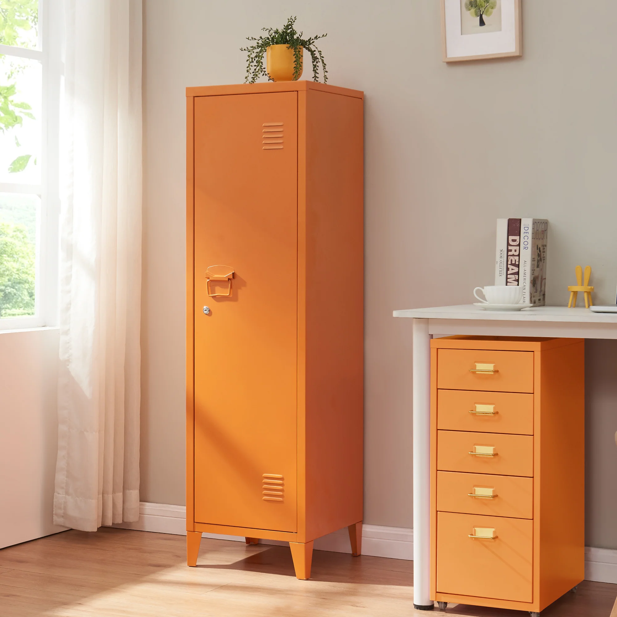 Lockerkast Kurikka metaal 137x38x38 cm [en.casa] - Image 15