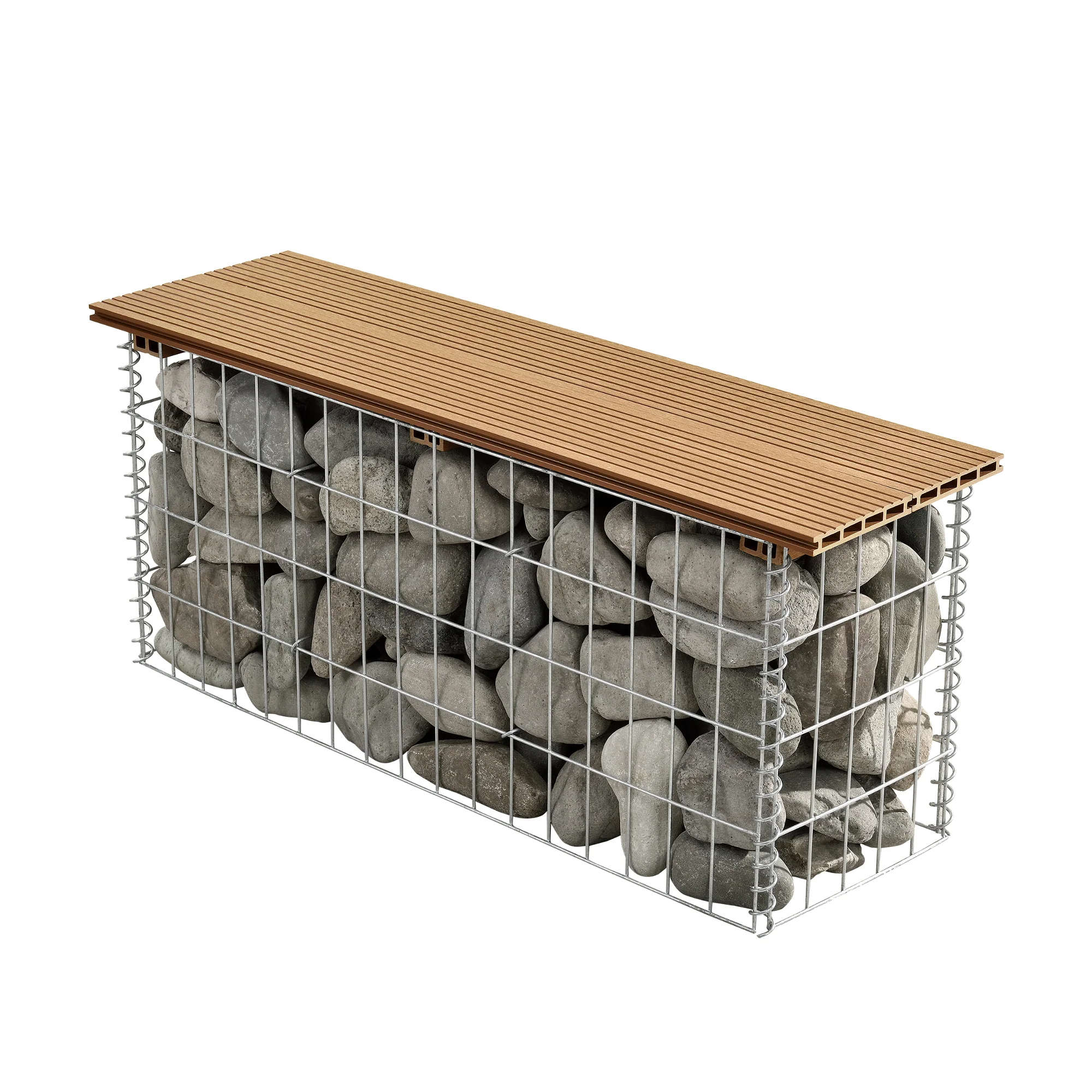 HKC tuinbank steenkorf 100x30x45 cm - 3 kleuren
