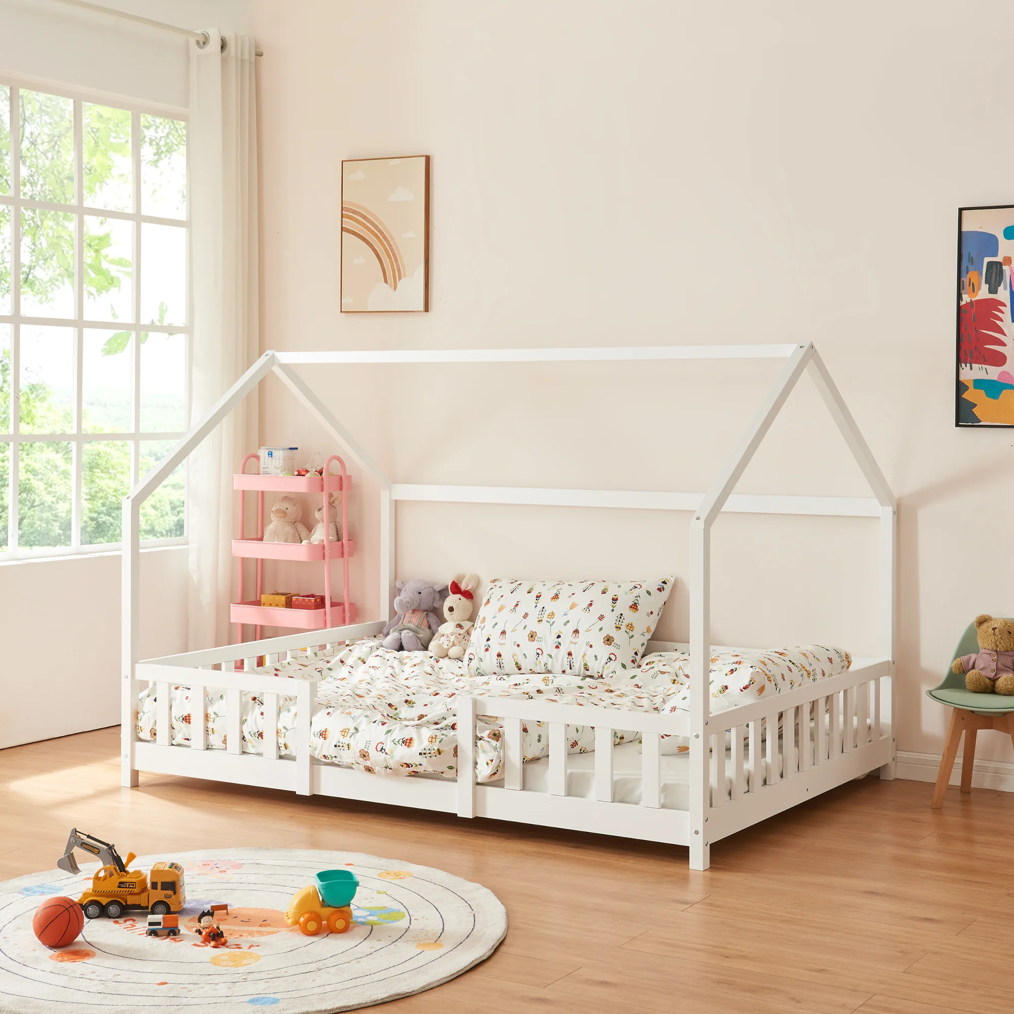 Kinderbed Sisimiut met uitvalbeveiliging en bedbodem [en.casa] - Image 12