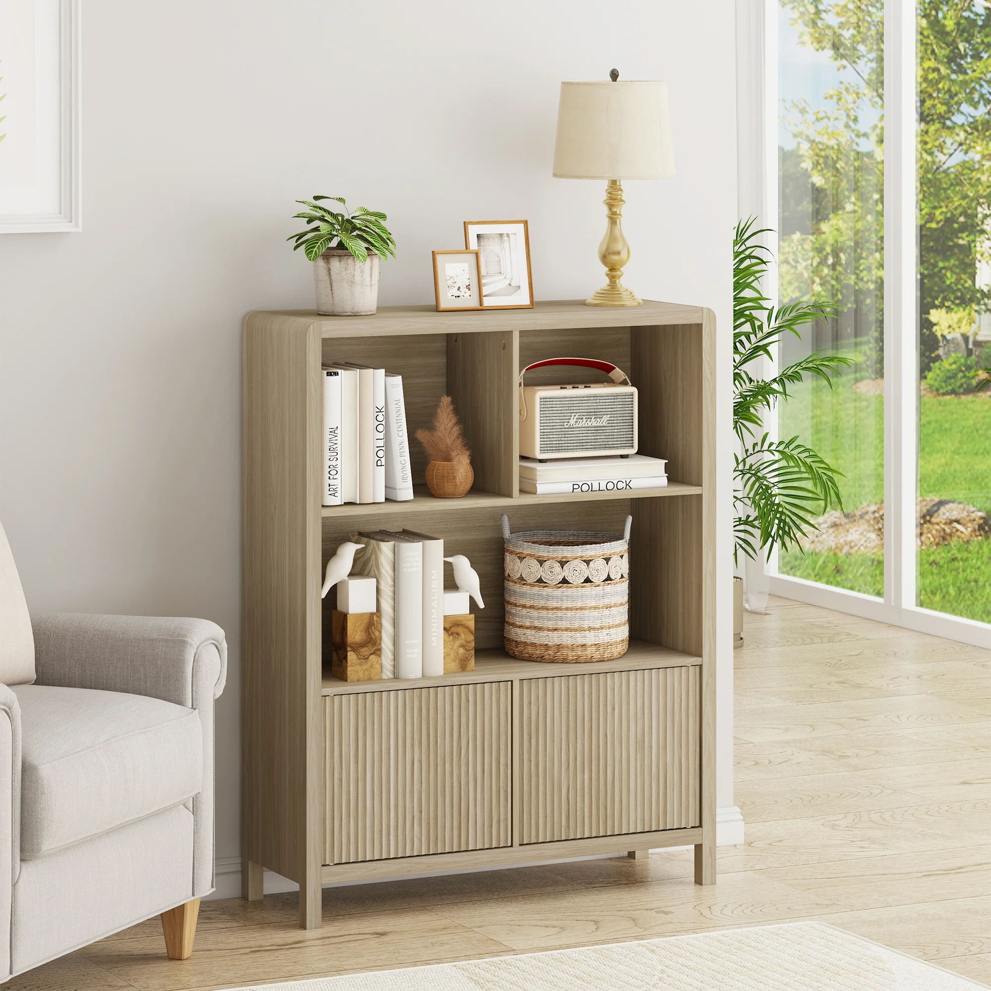 Dressoir Lukkodso 103x80x28 cm [en.casa] - Image 2