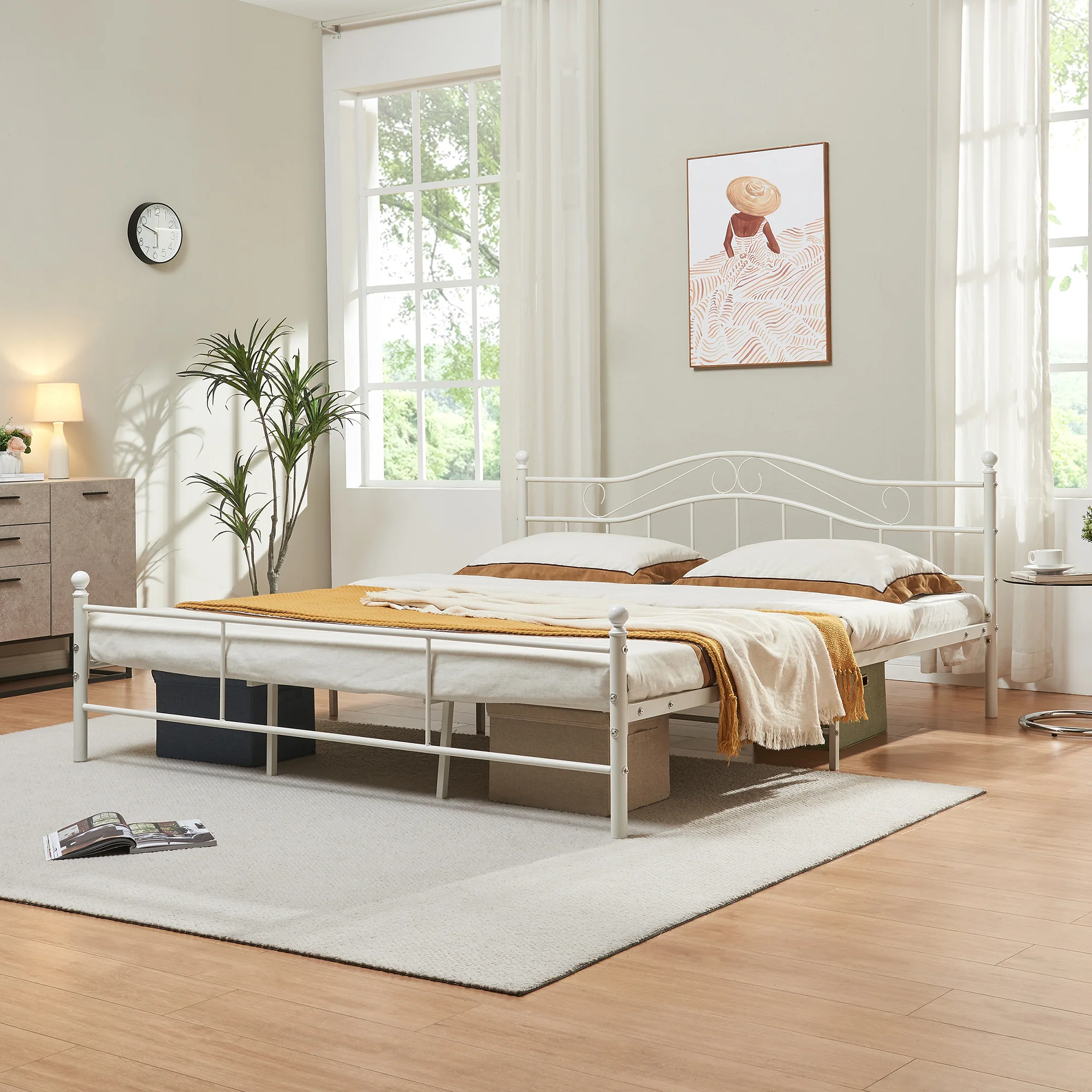 Metalen bedframe Florenz incl. bedbodem - 8 varianten - Image 3