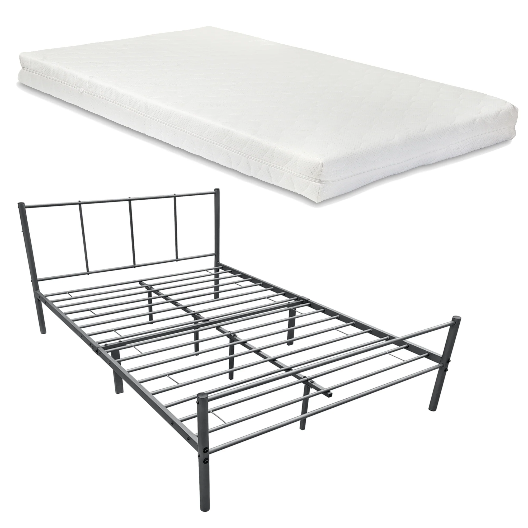 Metalen bedframe Hercules met matras - verschillende maten en kleuren - Image 2