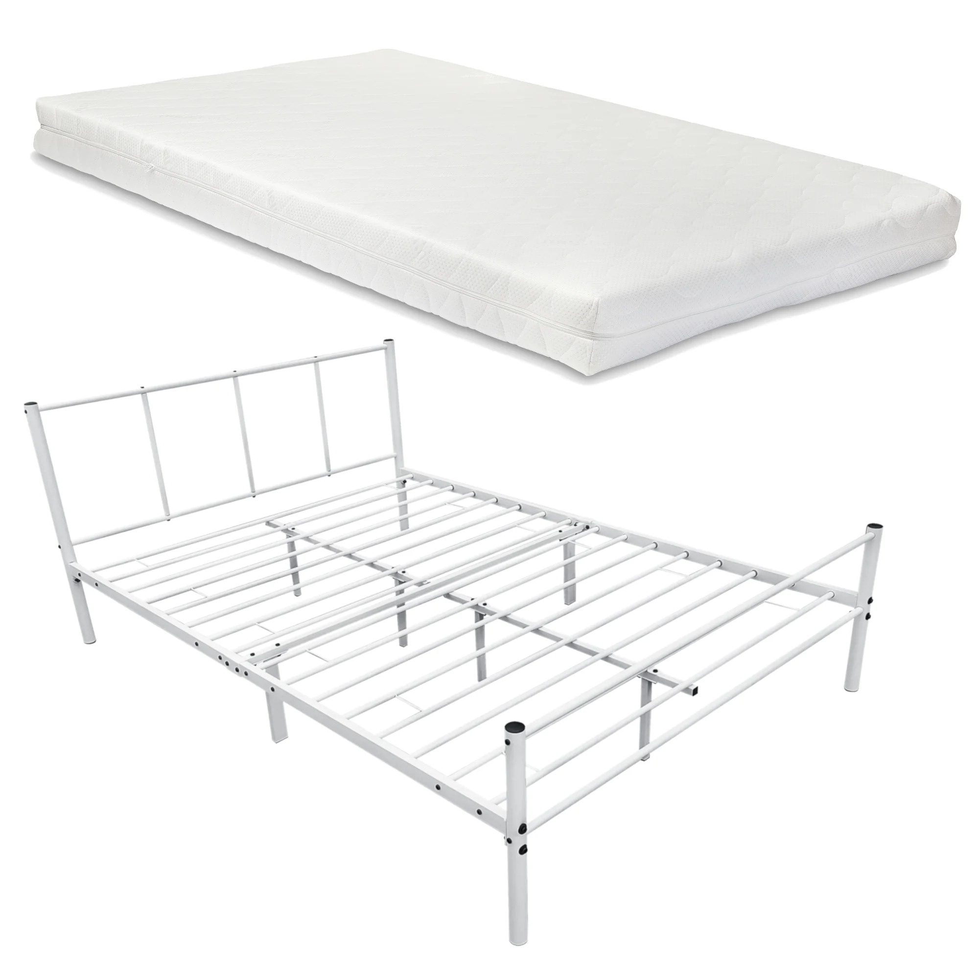 Metalen bedframe Hercules met matras - verschillende maten en kleuren - Image 5