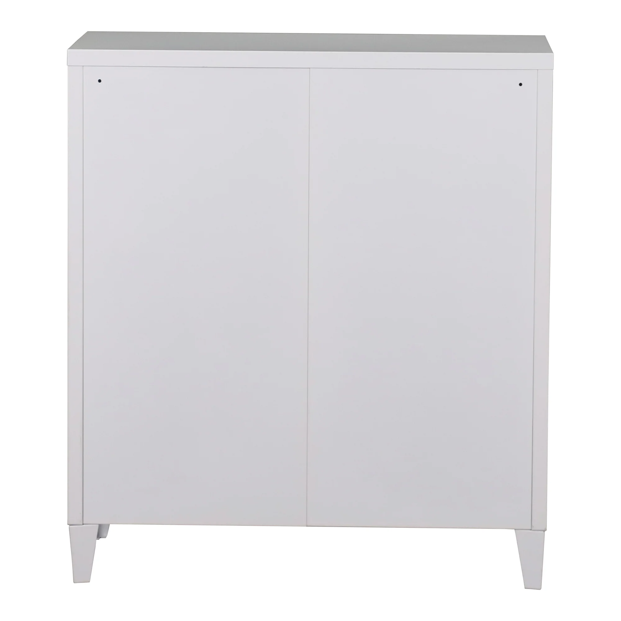 [en.casa] Kantoorkast Oripää metaal 90x80x33 cm wit - Image 6