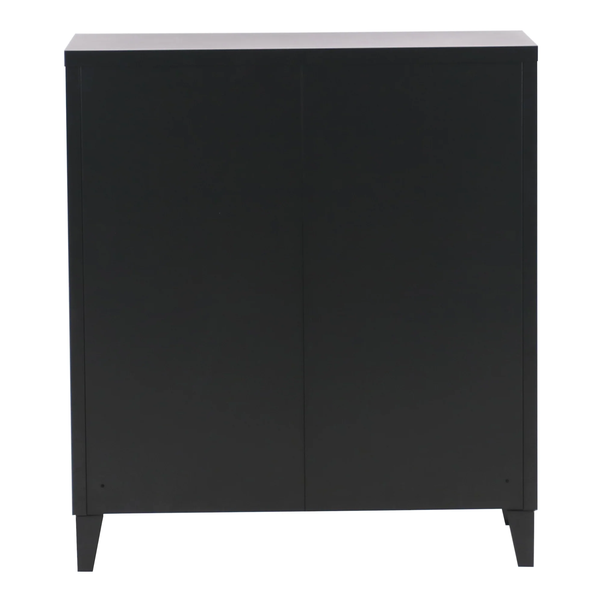 [en.casa] Kantoorkast Oripää metaal 90x80x33 cm zwart - Image 6
