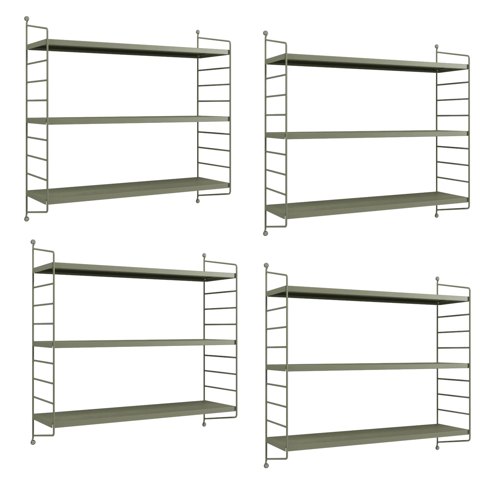 Wandplank Strängnäs 50x60x15 cm [en.casa] - Image 32