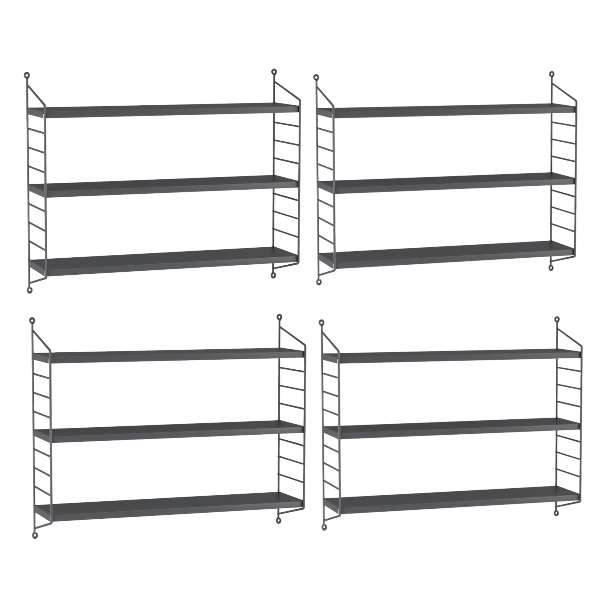Wandplank Strängnäs 50x60x15 cm [en.casa] - Image 5