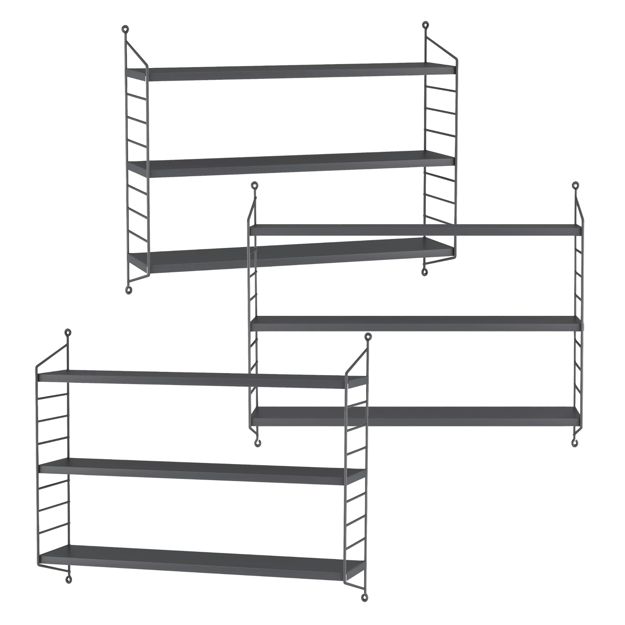 Wandplank Strängnäs 50x60x15 cm [en.casa] - Image 6