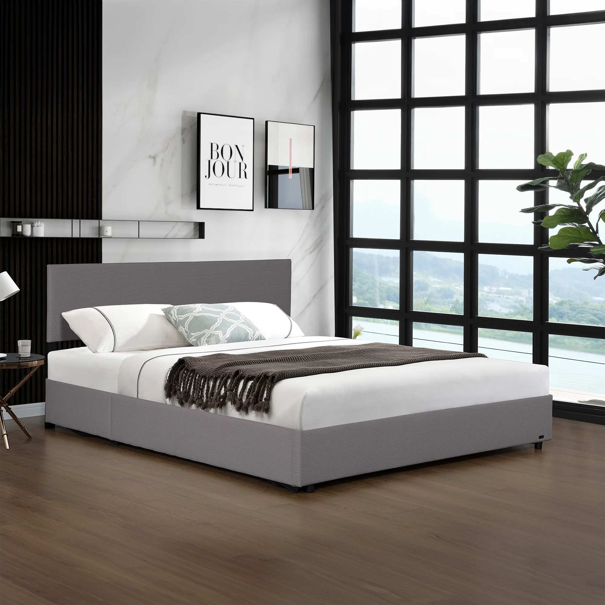 Bed Juva met lattenbodem en opbergruimte Corium - Image 3