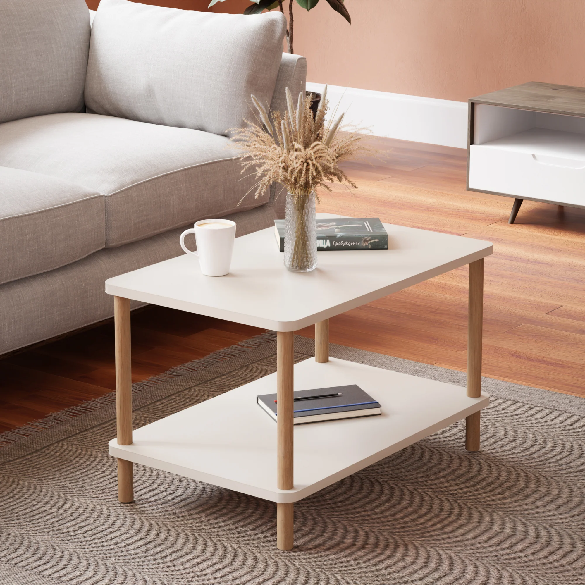 [en.casa] Salontafel Jelling 43x70x44 cm - 2 varianten - Image 3