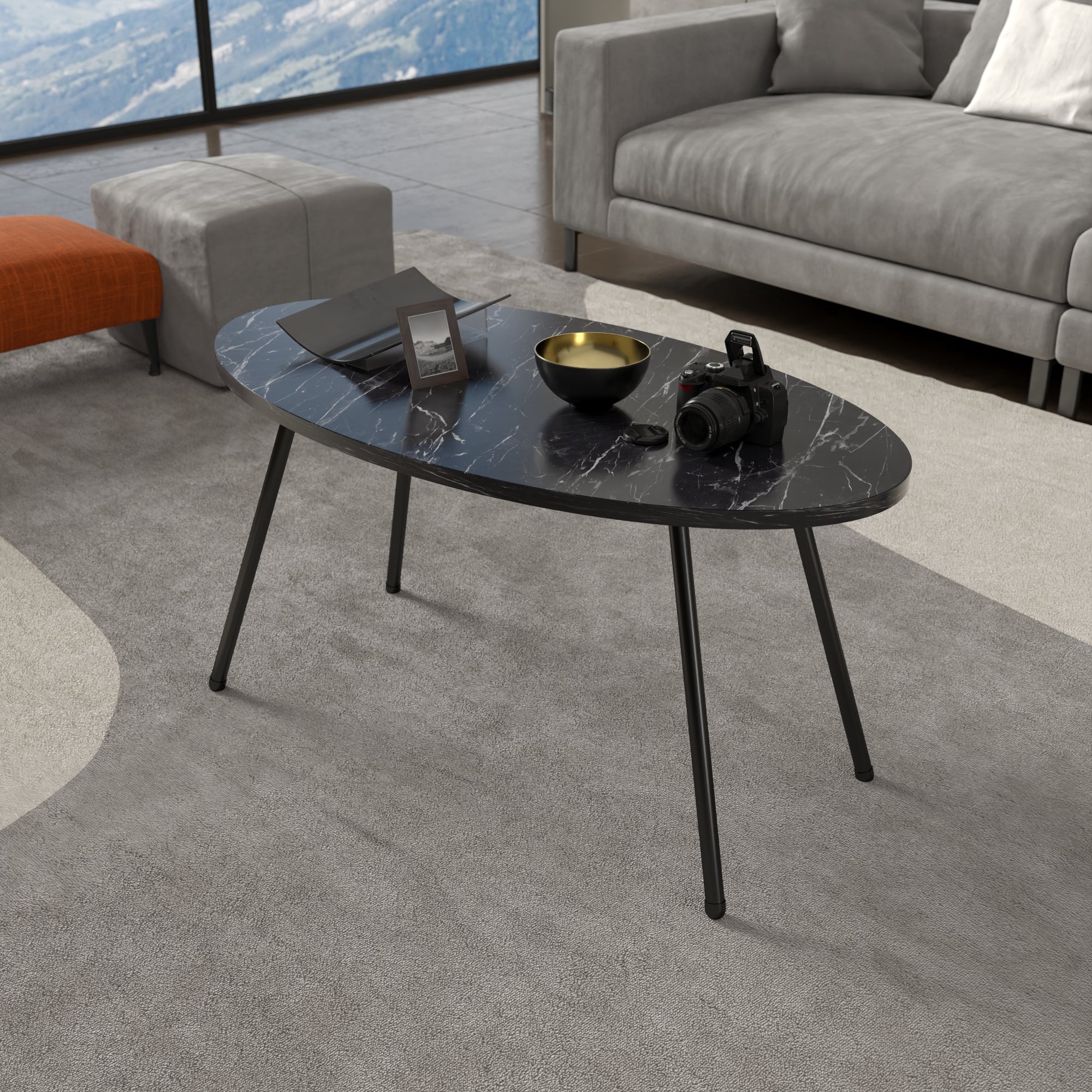 [en.casa] Salontafel Skærbæk 43x90x50 cm - 3 varianten