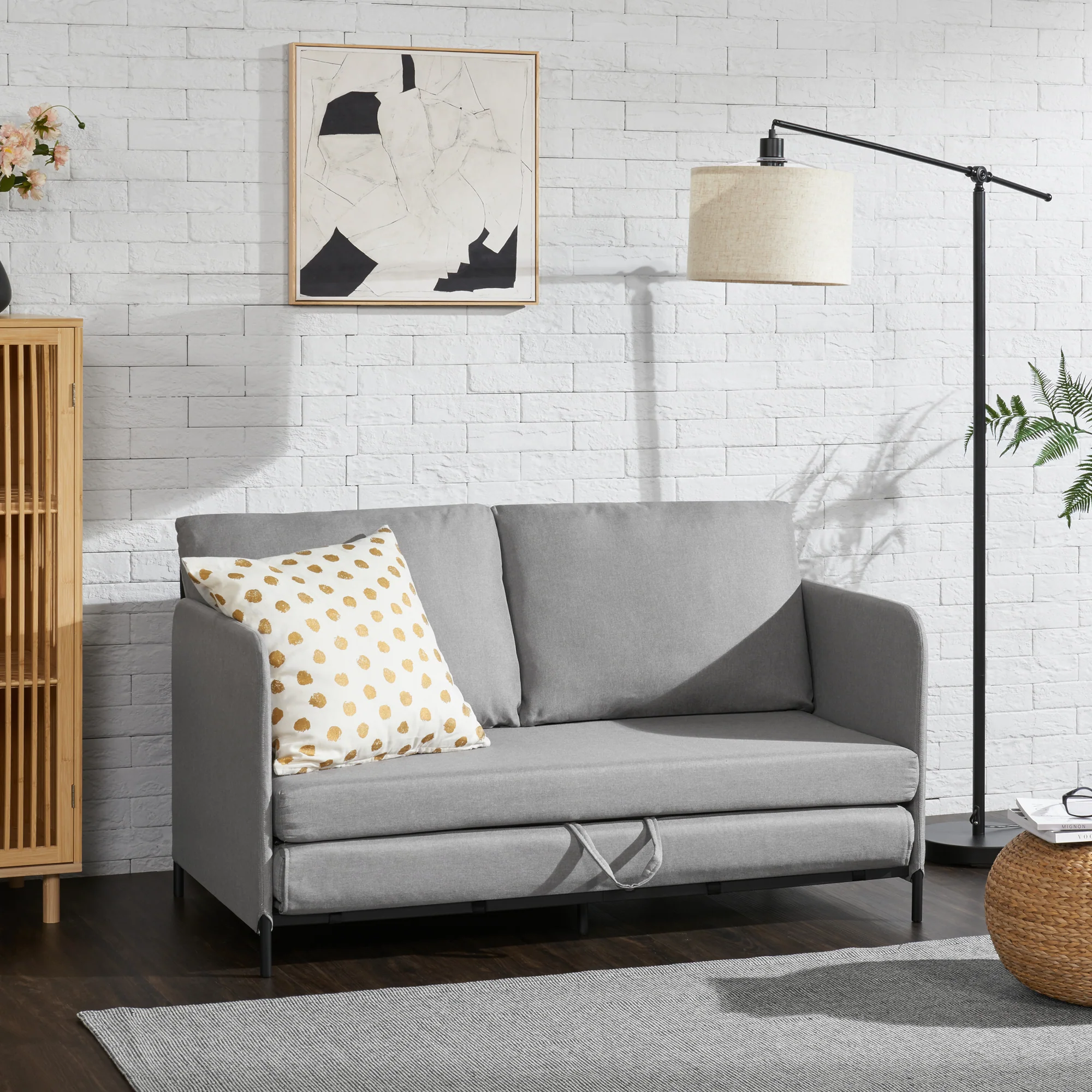 [en.casa] Slaapbank 2-zitsbank 78x125x67 cm - 5 varianten - Image 2