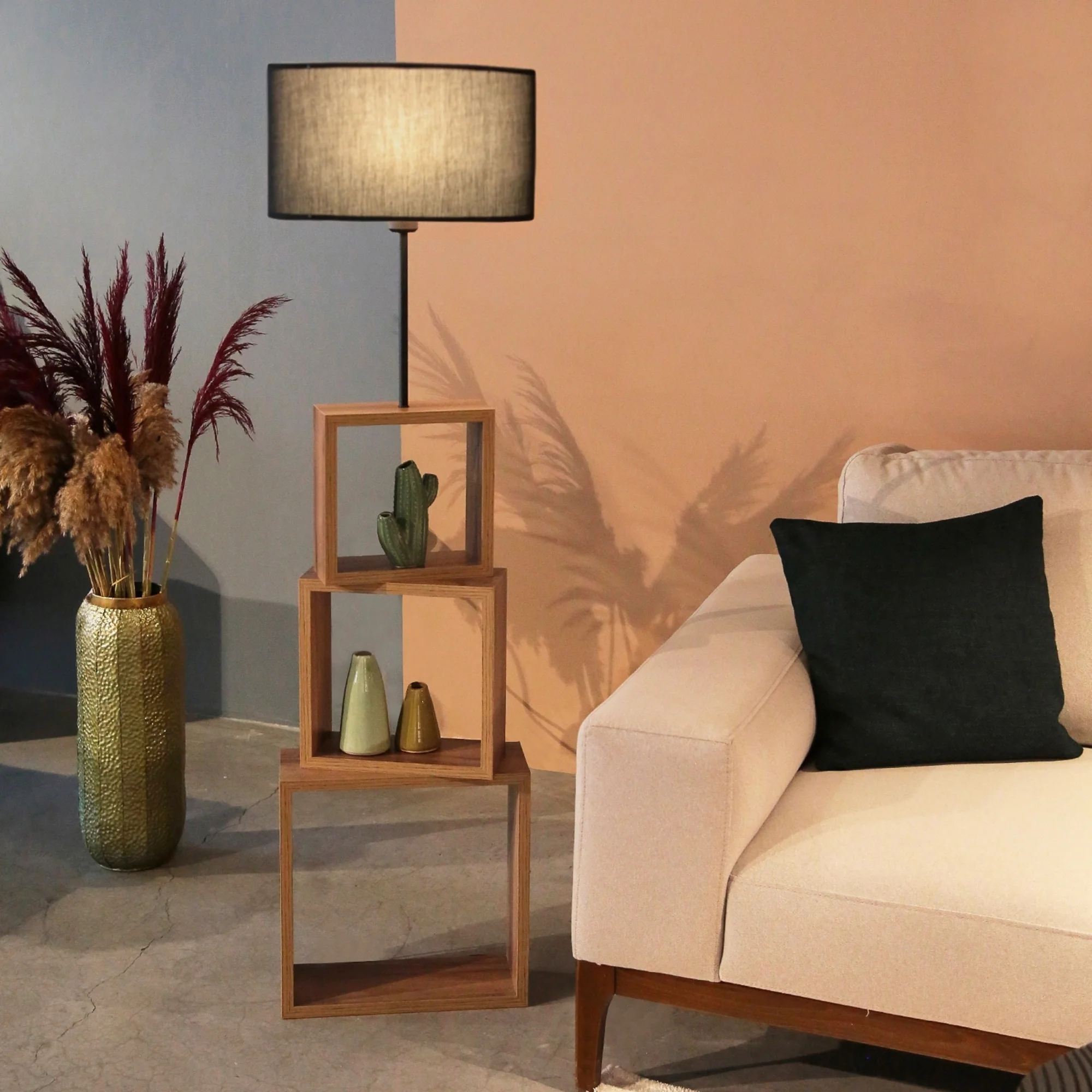 [lux.pro] Staande lamp Mansfield vloerlamp 140 cm E27 - 2 varianten - Image 3