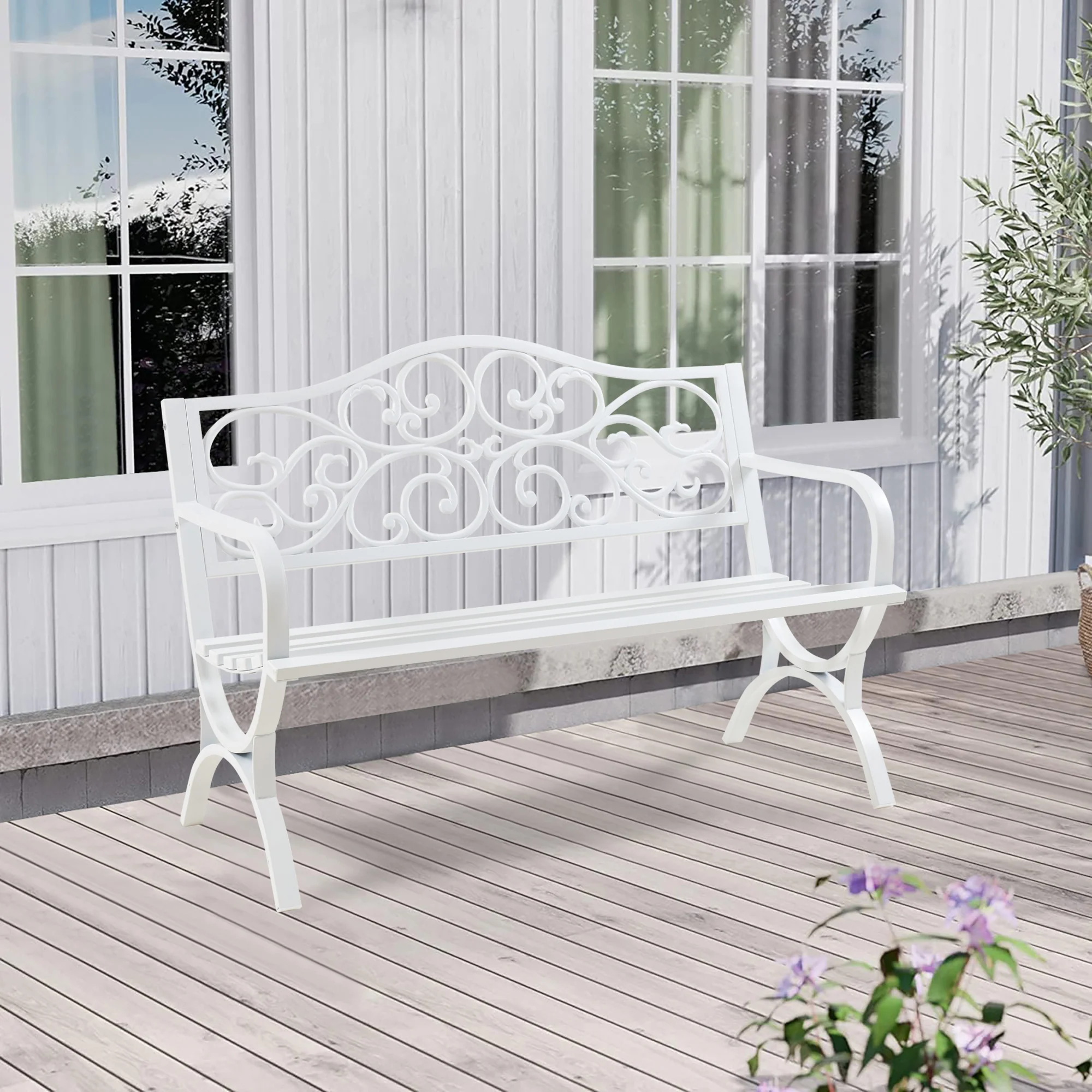 Tuinbank Utav 127x53x79 cm casa.pro - Image 2