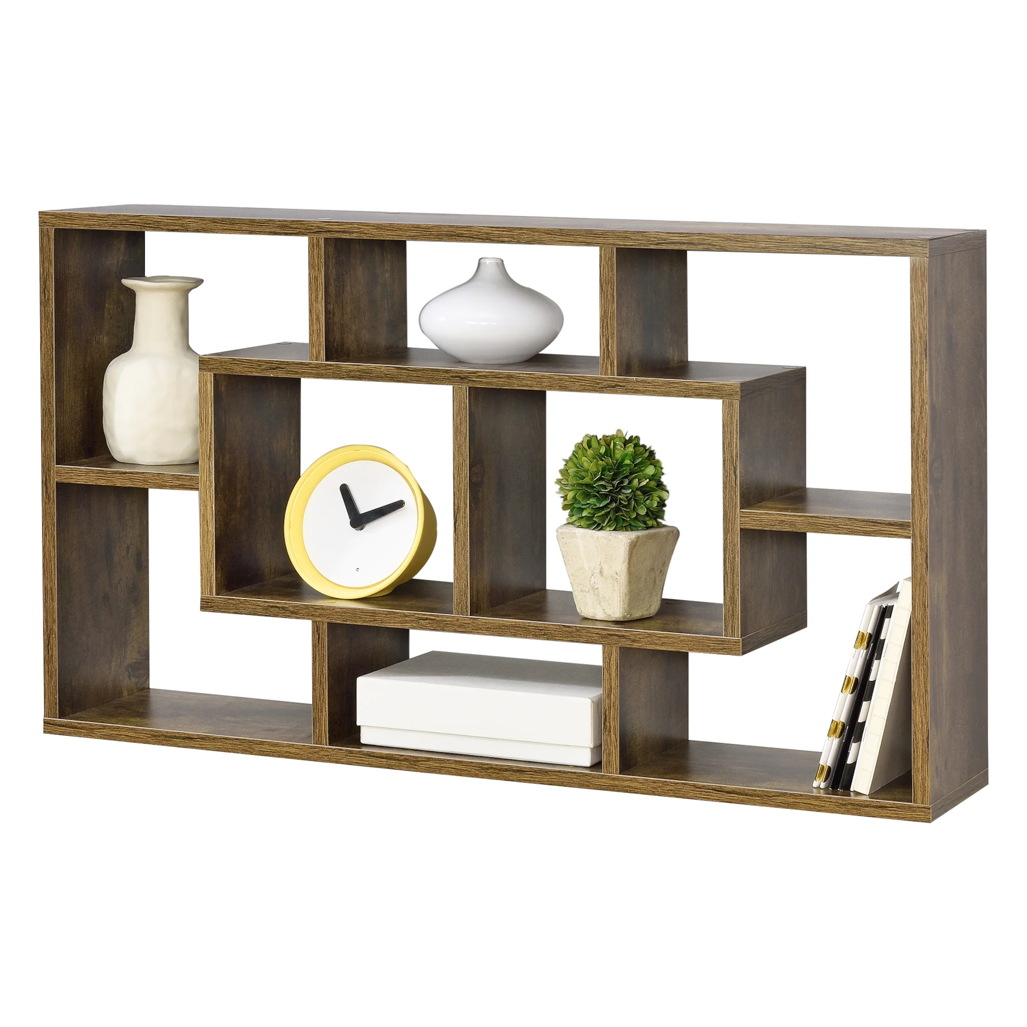 Wandrek Saputit met 8 vakken 85x16x48 cm - 3 varianten - Image 3