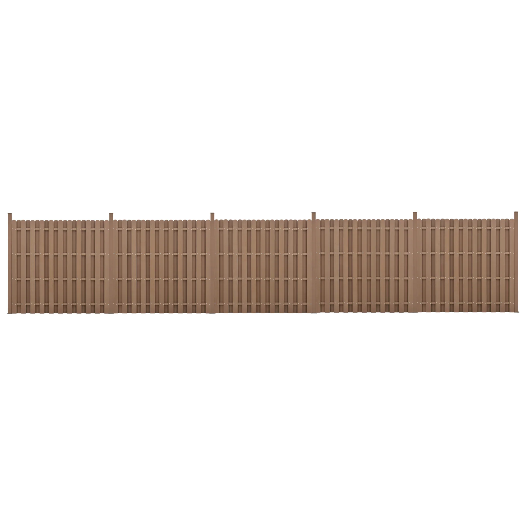 WPC Schuttingpaneel 11 plaatjes met palen - verschillende kleuren en maten - Image 2